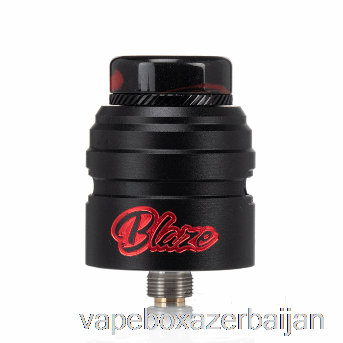 E-Juice Vape Thunderhead Creations Blaze Solo 24mm BF RDA Lava Black